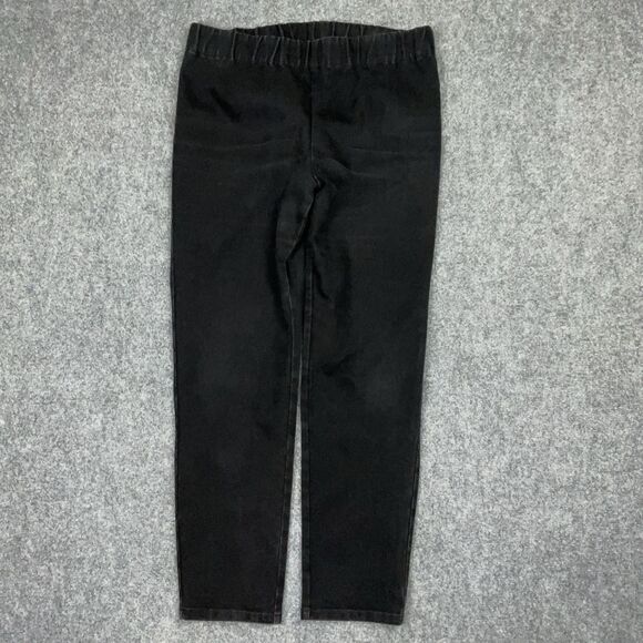 Soft Surroundngs Jeans Womens Size L Black Pull on - Picture 1 of 10